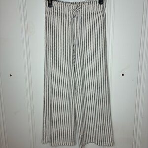 Wide Leg 100% Cotton Relaxed Casual Comfortable Classic Pants Size XS